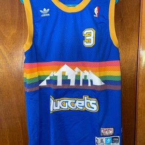 Allen Iverson Rainbow Nuggets Jersey